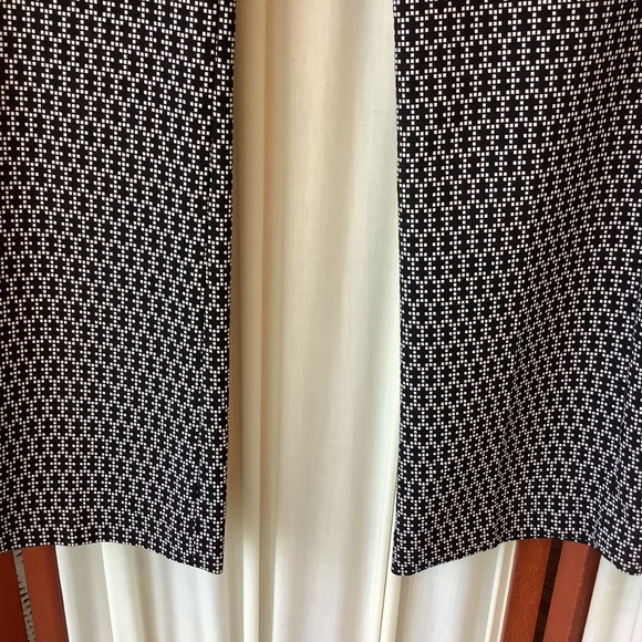 Express Columnist Woman’s Dress Pants Black/White Geometric 6R - Picture 5 of 7